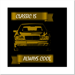 W210 classic limousine is cool Posters and Art